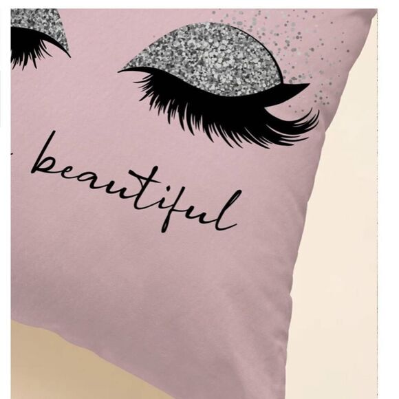 Hello Beautiful Pillow Cover - Picture 2 of 3